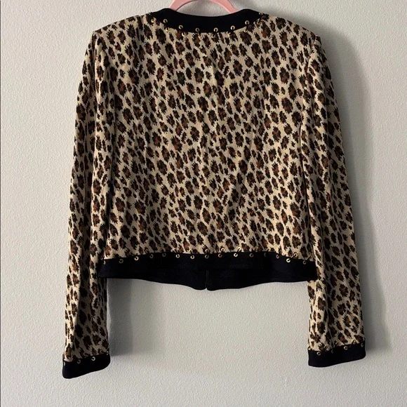 St. John Collection Animal Print Jacket NWT - Picture 4 of 5